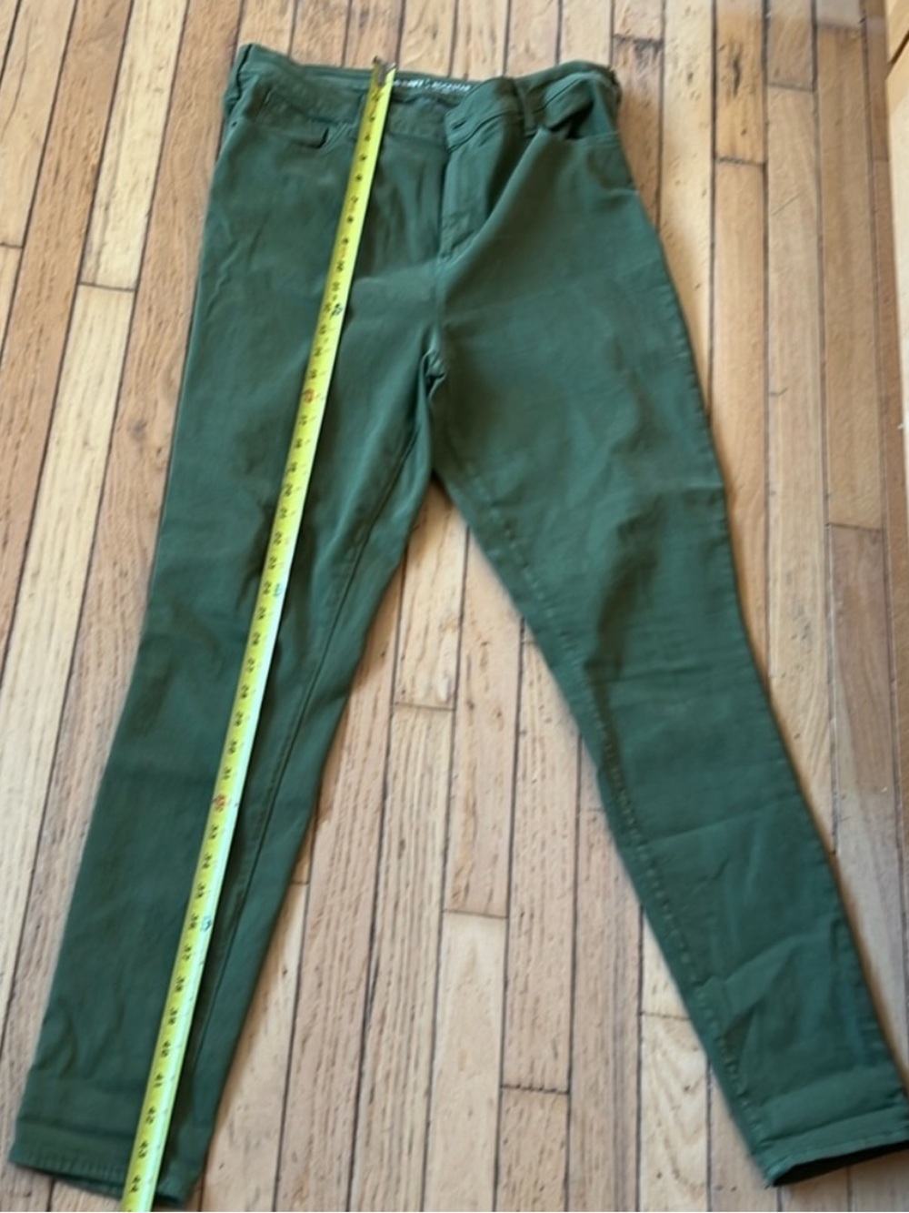 Old Navy Rockstar High-Rise Tall Pants in Green
